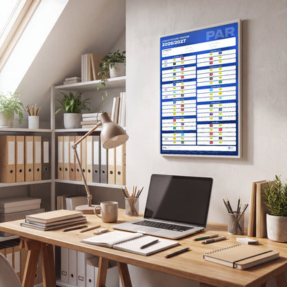 Serie A Fixture Wallchart 2026/27