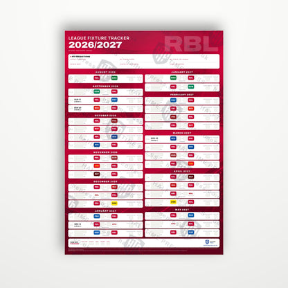Bundesliga Fixture Wallchart 2026/27