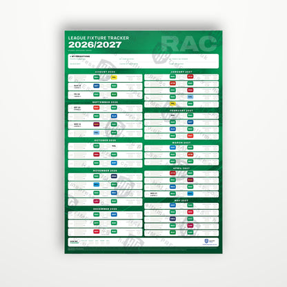 La Liga Fixture Wallchart 2026/27