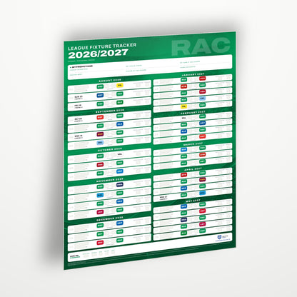 La Liga Fixture Wallchart 2026/27