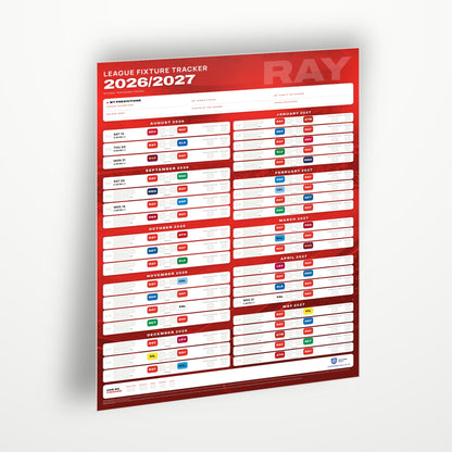 La Liga Fixture Wallchart 2026/27