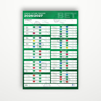 La Liga Fixture Wallchart 2026/27