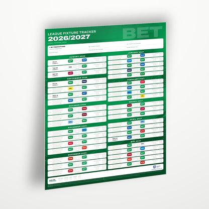 La Liga Fixture Wallchart 2026/27