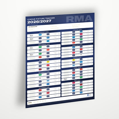 La Liga Fixture Wallchart 2026/27