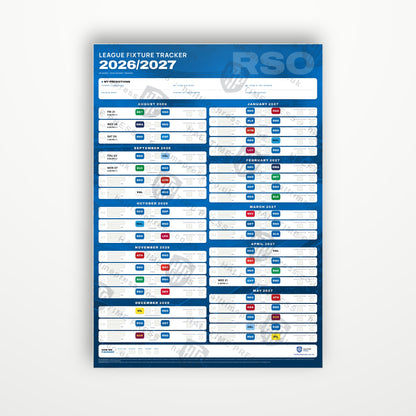 La Liga Fixture Wallchart 2026/27