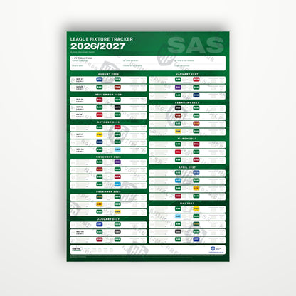 Serie A Fixture Wallchart 2026/27