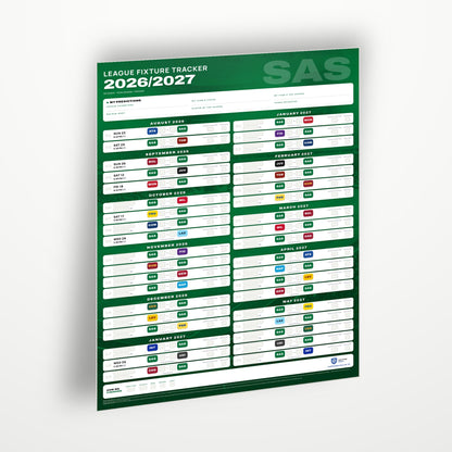 Serie A Fixture Wallchart 2026/27