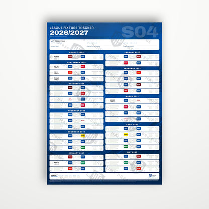 Bundesliga Fixture Wallchart 2026/27