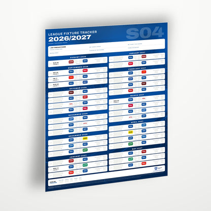 Bundesliga Fixture Wallchart 2026/27