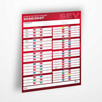 La Liga Fixture Wallchart 2026/27