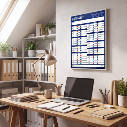 Premier League Fixture Wallchart 2026/27
