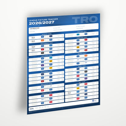 Ligue 1 Fixture Wallchart 2026/27