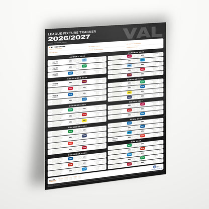La Liga Fixture Wallchart 2026/27