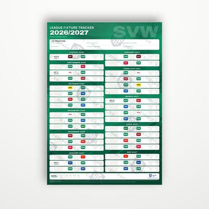 Bundesliga Fixture Wallchart 2026/27